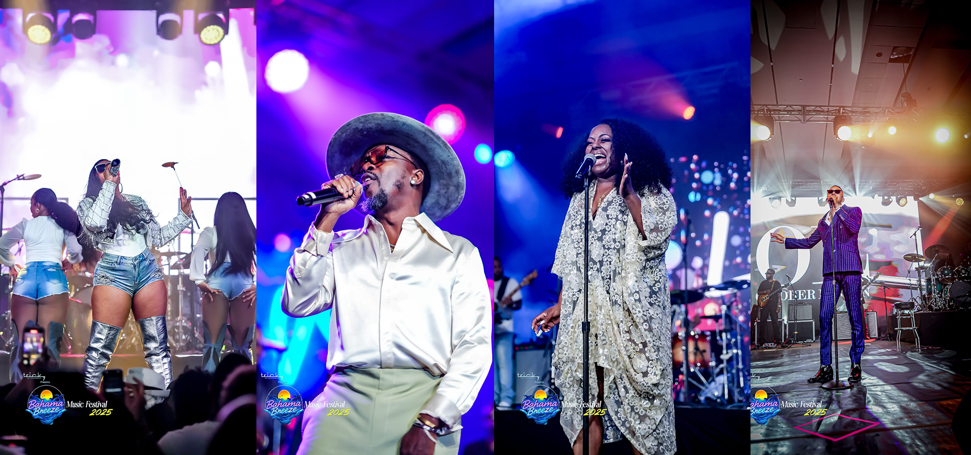 Ashanti, Anthony Hamilton, Ledisi, and October London perform at the 2025 Bahama Breeze Music Fest