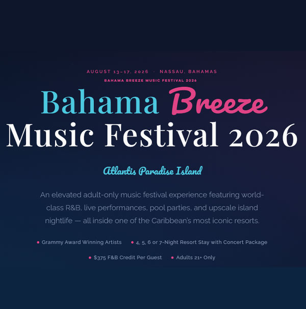 2026 Bahama Breeze Music Festival