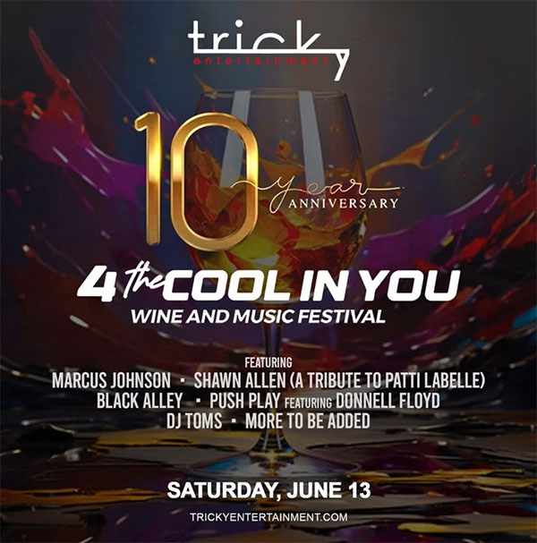 10th Annual 2026 Tricky Wine Fest flyer